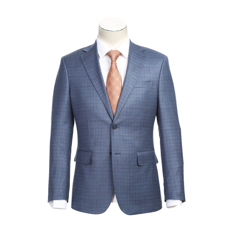EL82-60-402 Pale Blue Wool Suit