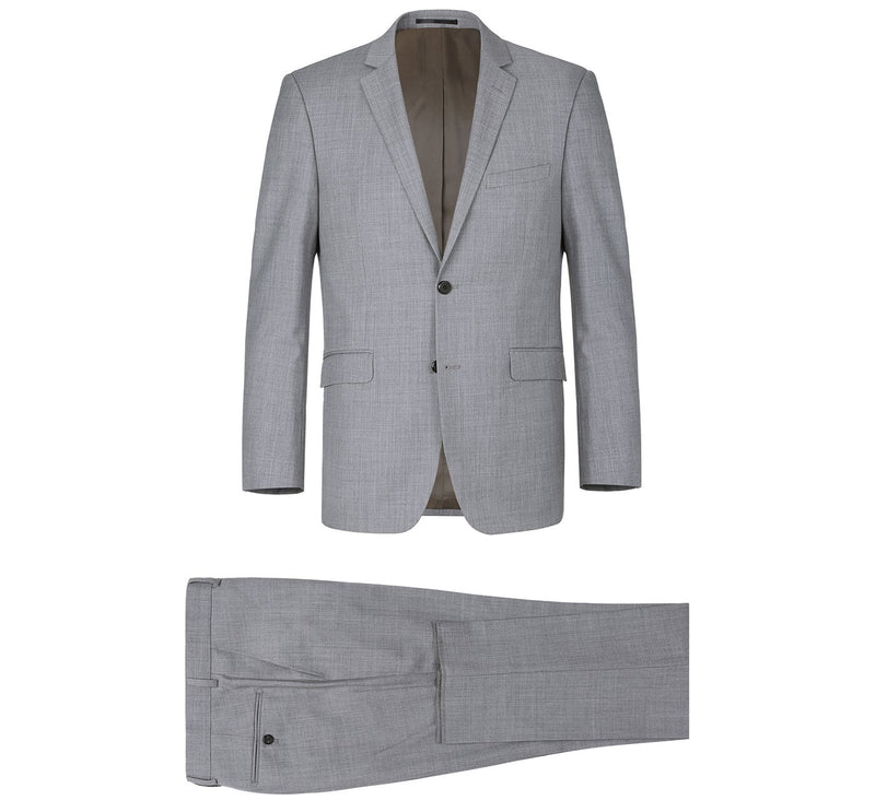 508-5 Men's 2-Piece Notch Lapel 100% Wool Suit