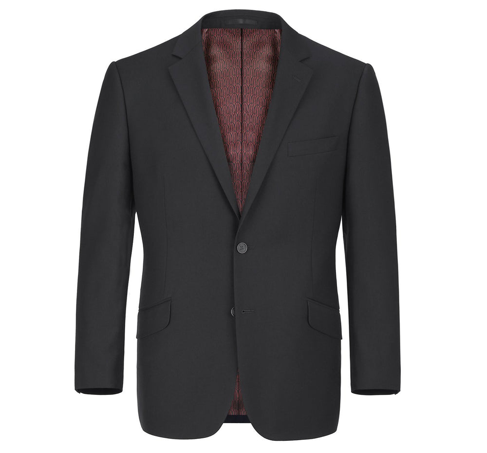 2110-1 Men's Slim Fit Solid Stretch 2-Piece Suit