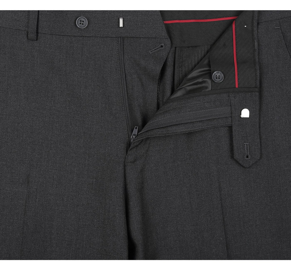 202-1 Men's 2-Piece Single Breasted Notch Lapel Suit