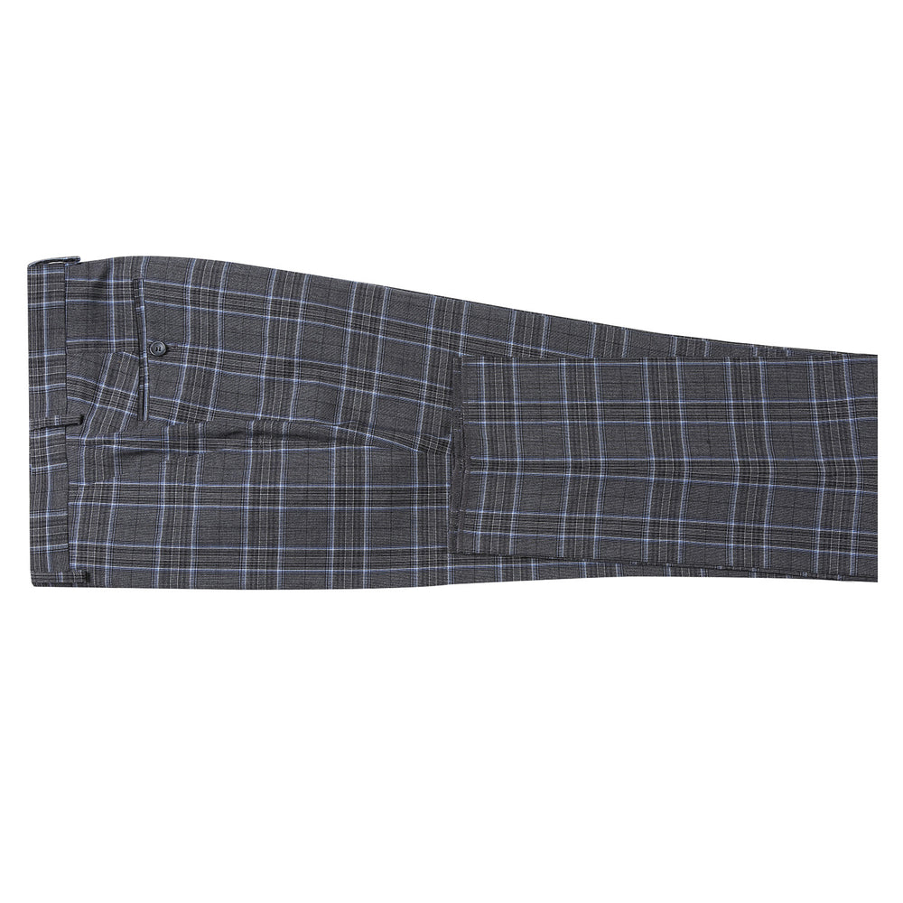 293-28 Men's Slim Fit Checked Suits