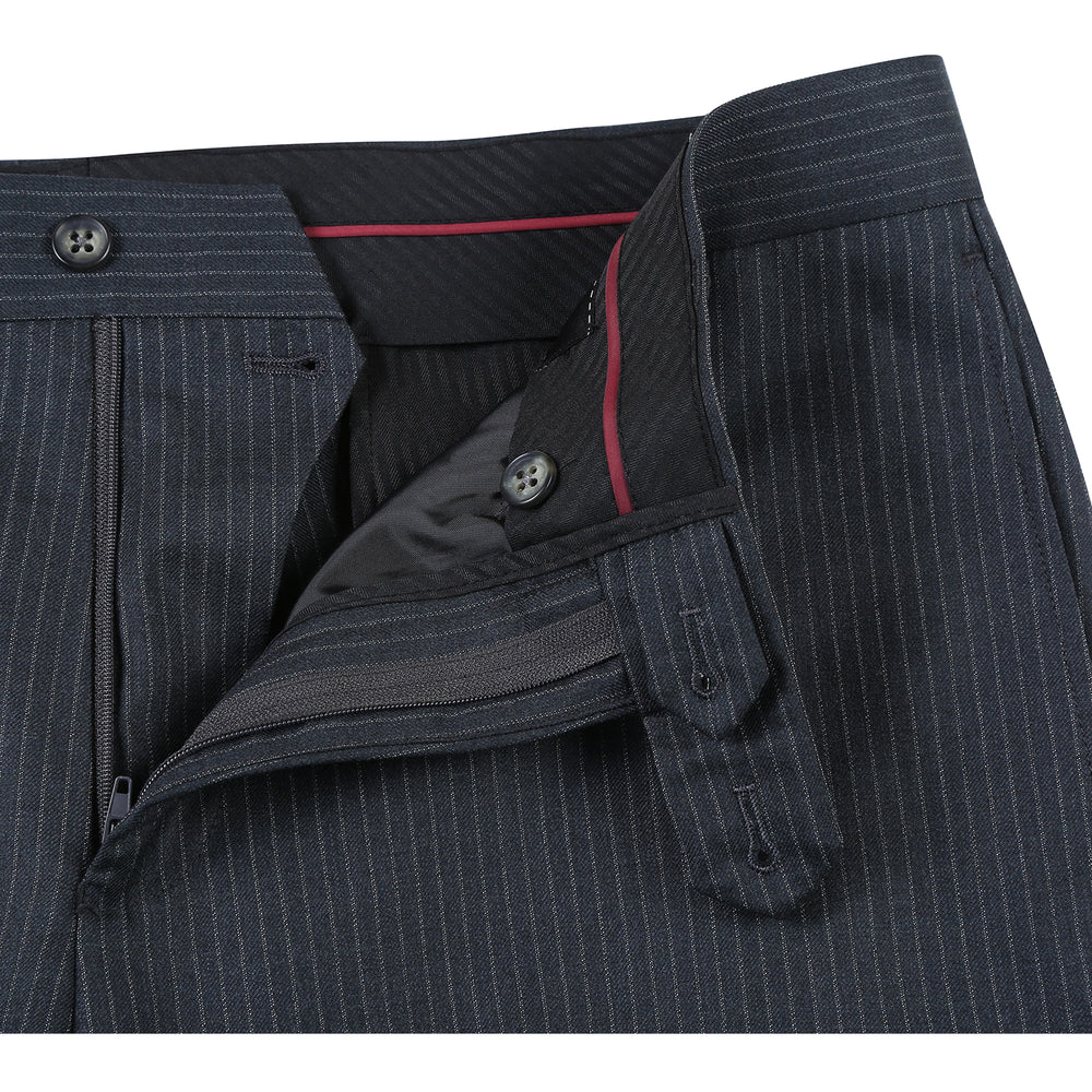 EL12-33-341 Black Stripe Suit