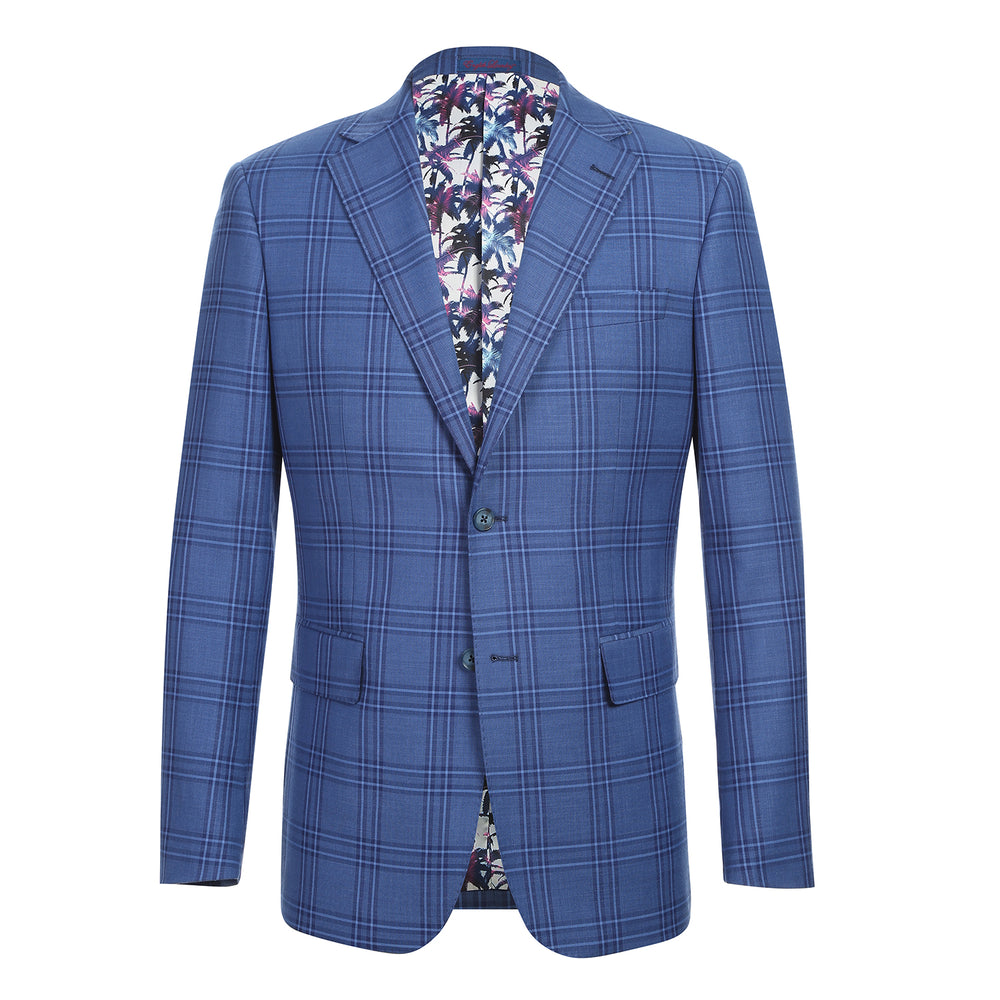 12-63-411EL Blue Check Suit