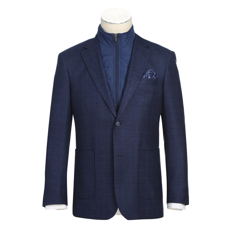 294-41 Men's New Slim Fit Bib Blazer