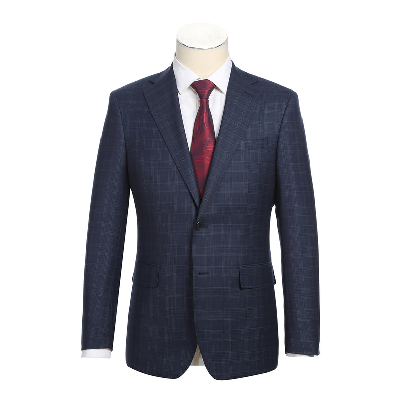 EL12-50-410 Blue Check Suit