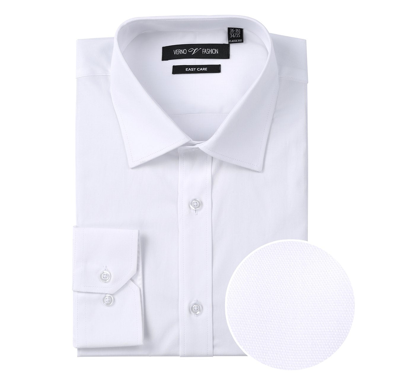 CS0220 Men's Classic Fit Long Sleeve Travel Easy-Care Cotton Dress Shi –  NovaraFashion