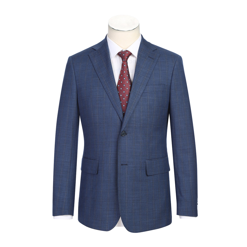 22-52-402EL Blue Check Suit