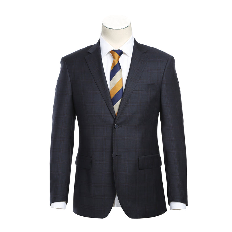 564-5 Men's Slim Fit Wool Suit
