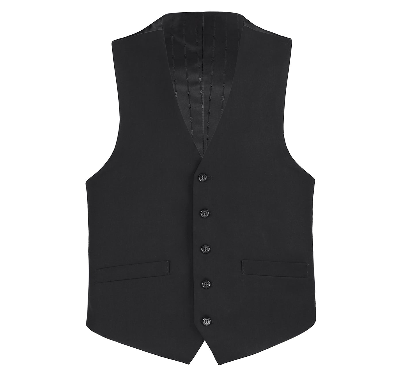 mens dress vest black Men - Slim-Fit Linen Suit - Size: 48R 2X 6 Button Front For Sizes 3X Savile Black Wool Blend Suit