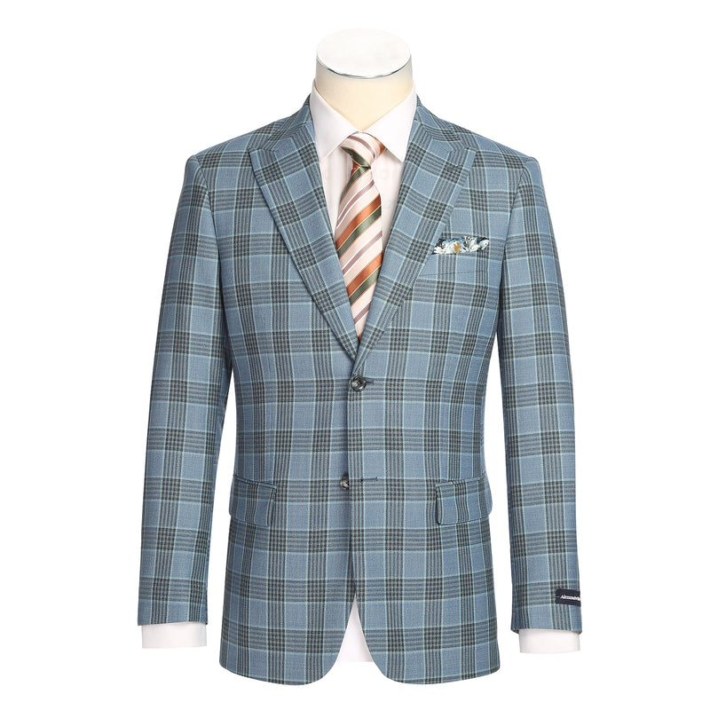 565-14 Men's New Slim Fit Wool Blazer