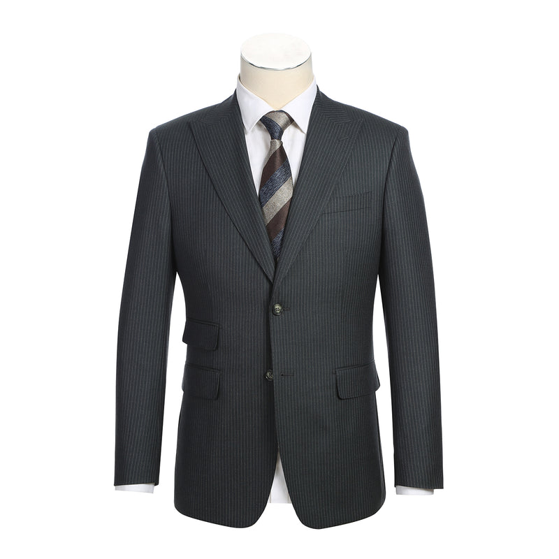 EL12-33-341 Black Stripe Suit