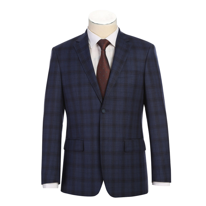 566-14 Men's New Slim Fit Wool Suits