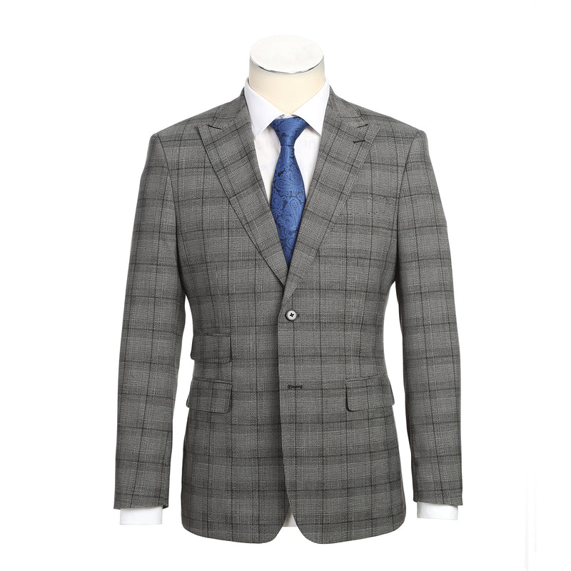 22-60-002EL Gray Check Suit