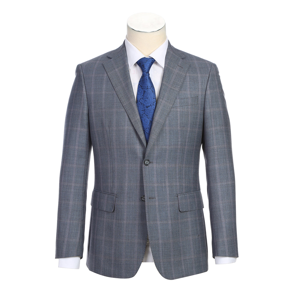 EL92-52-093 Grey Wool Suit