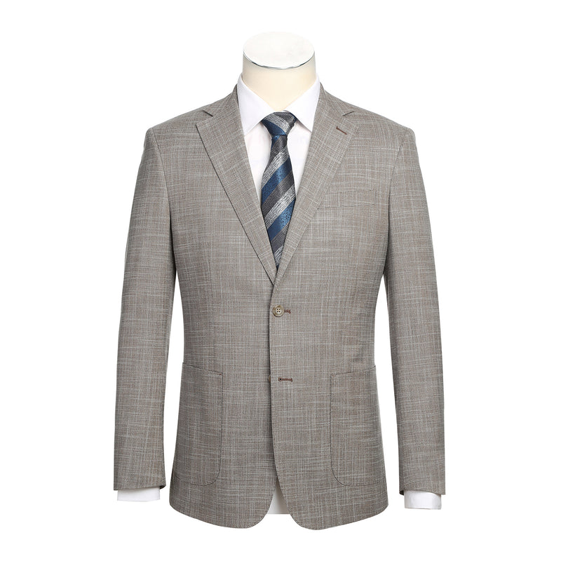 22-18-652EL Brown Check Suit