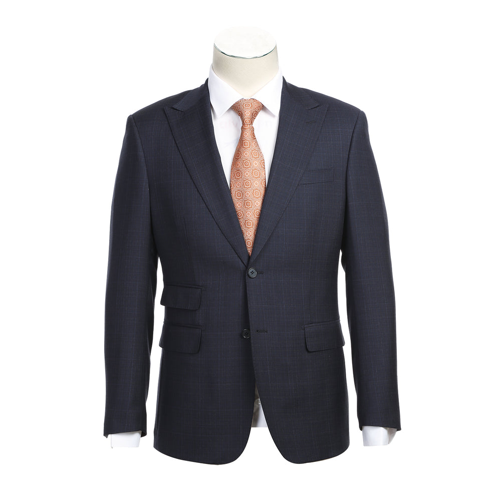 EL82-18-412 Dark Gray Wool Suit