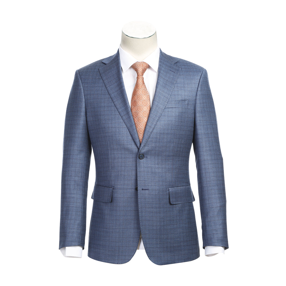 English Laundry EL82-60-402 Pale Blue Wool Suit