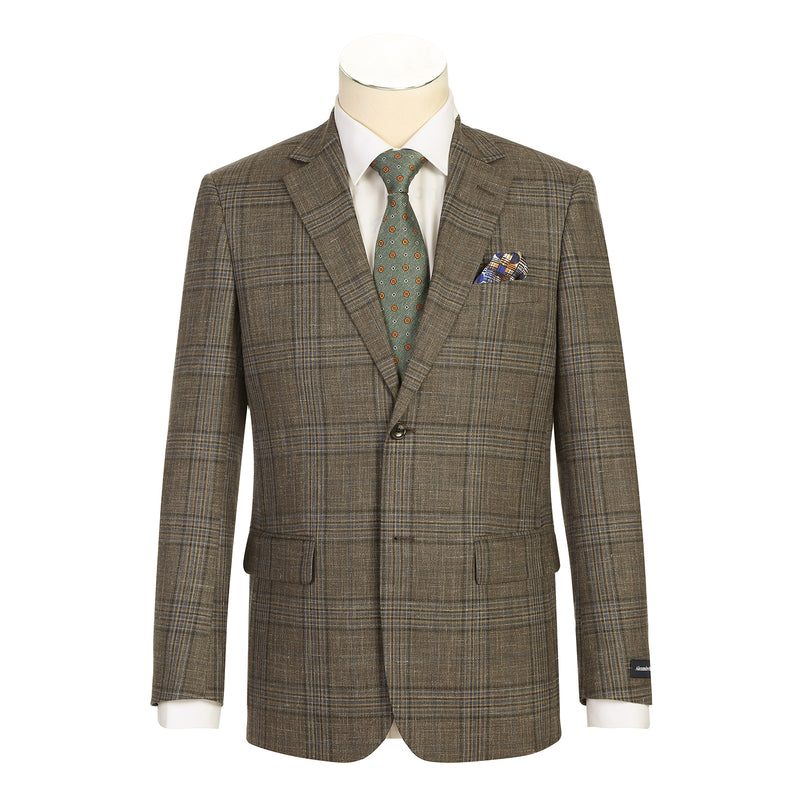 565-18 Men's New Slim Fit Wool Blazer