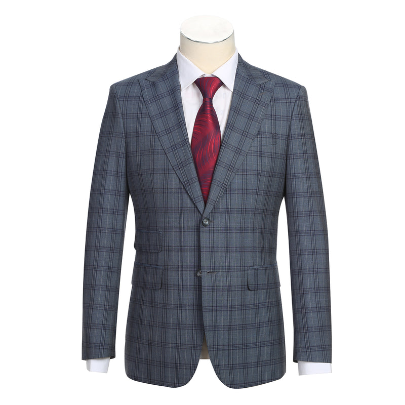 EL92-57-093 Grey Wool Suit