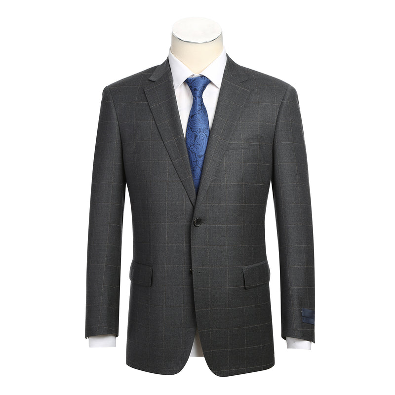 566-6 Men's Classic Fit Wool Suits