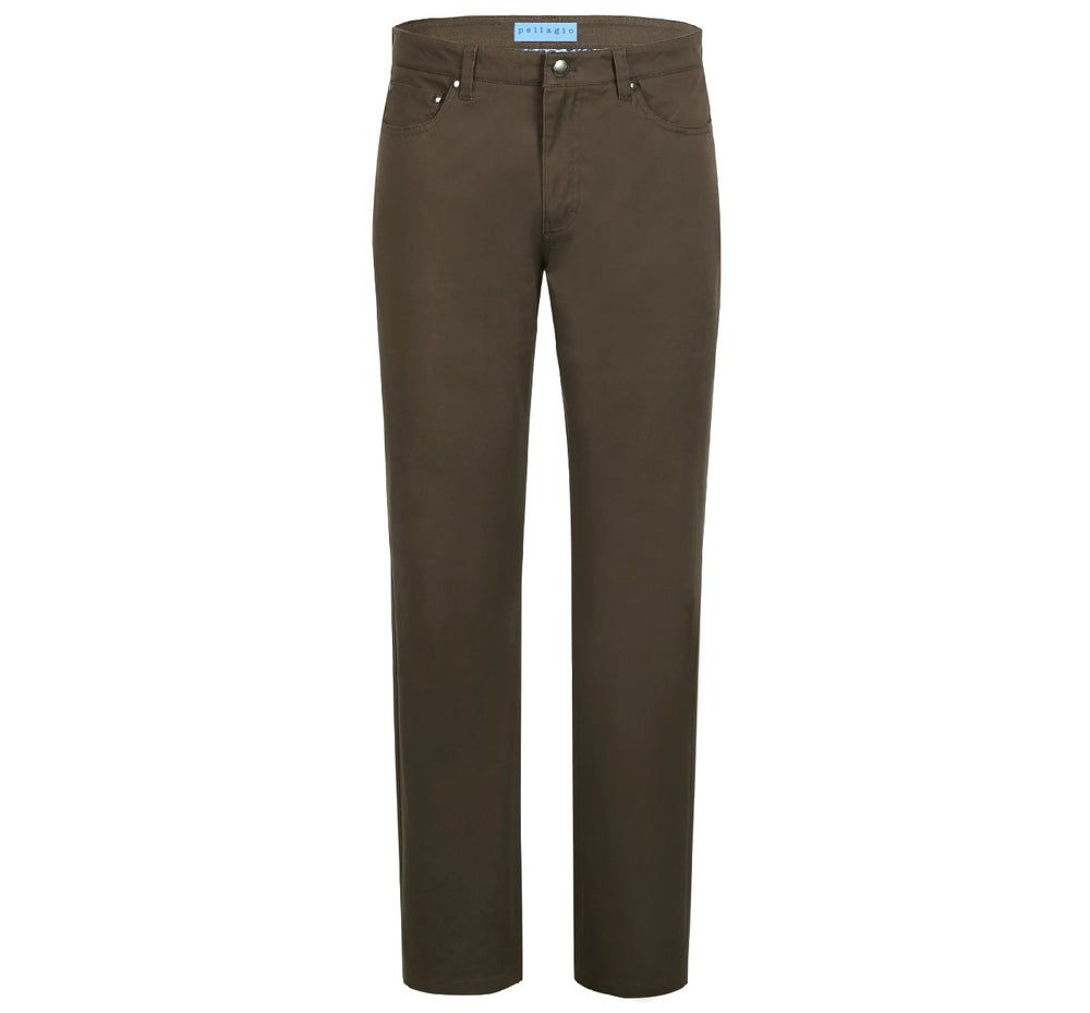 PF20-22 Men's 5-Pocket Cotton Stretch Washed Flat Front Chino Pants