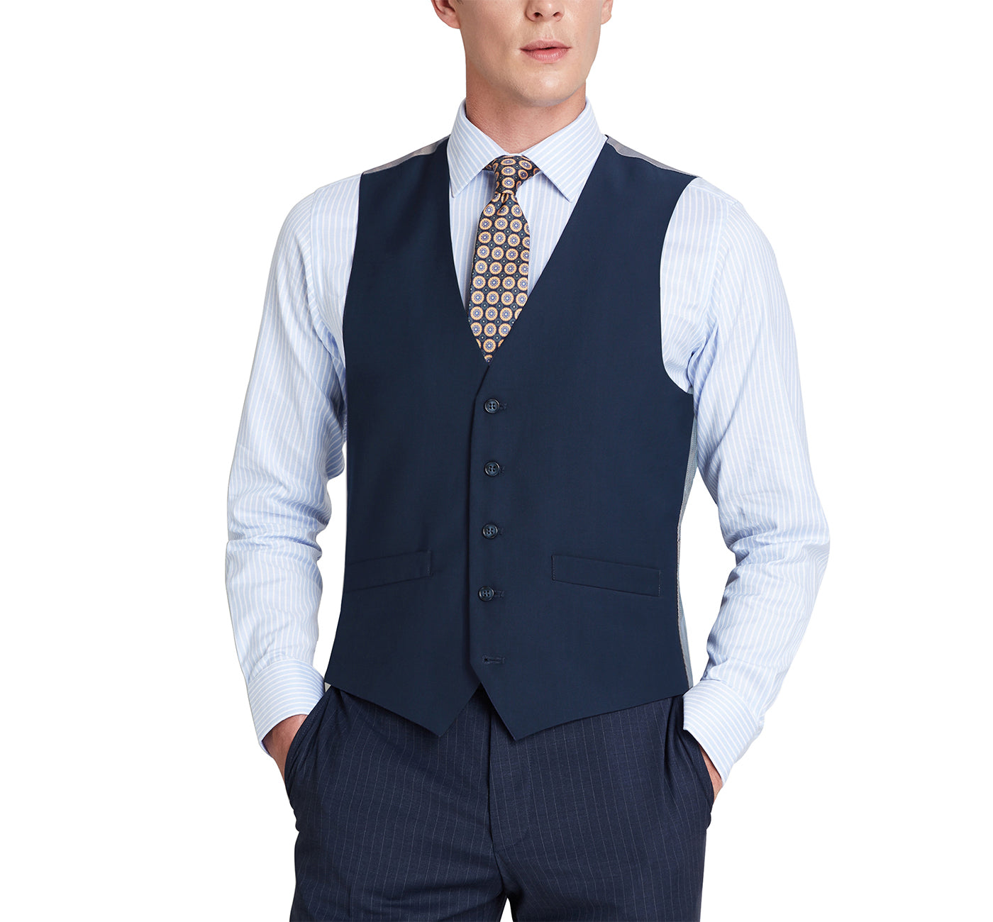 201-19 Men's Classic Fit Suit Separate Vest – NovaraFashion