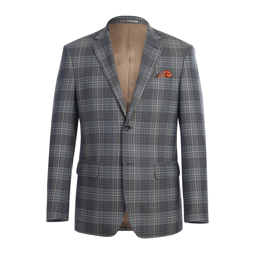 565-3 Men's New Slim Fit Wool Blazer