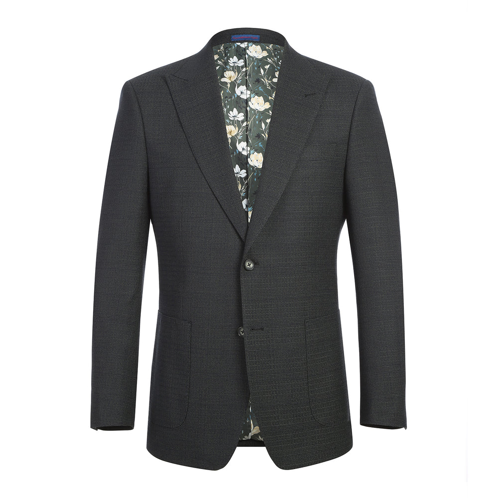 22-60-341EL Black Check Suit