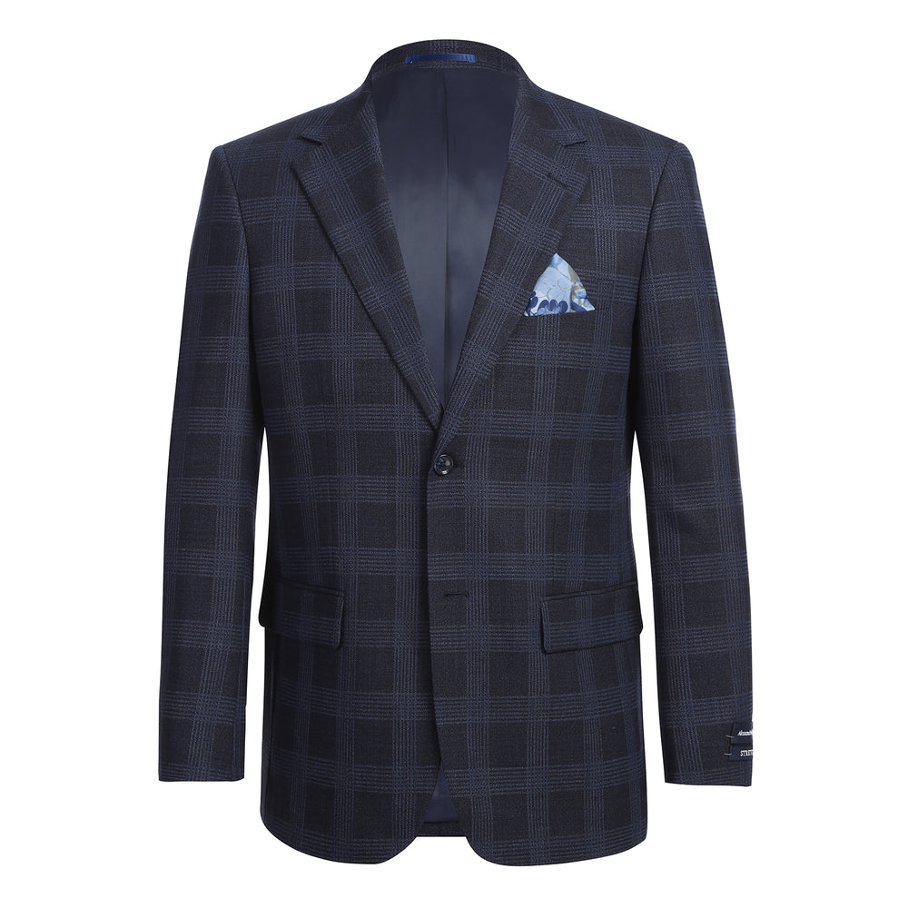 565-19 Men's New Slim Fit Wool Blazer