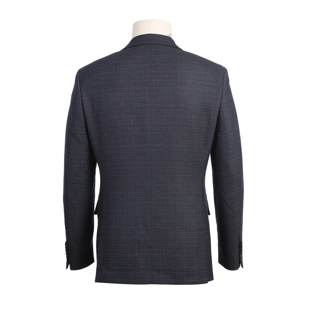 English Laundry 92-53-001EL Gray Navy Check Suit