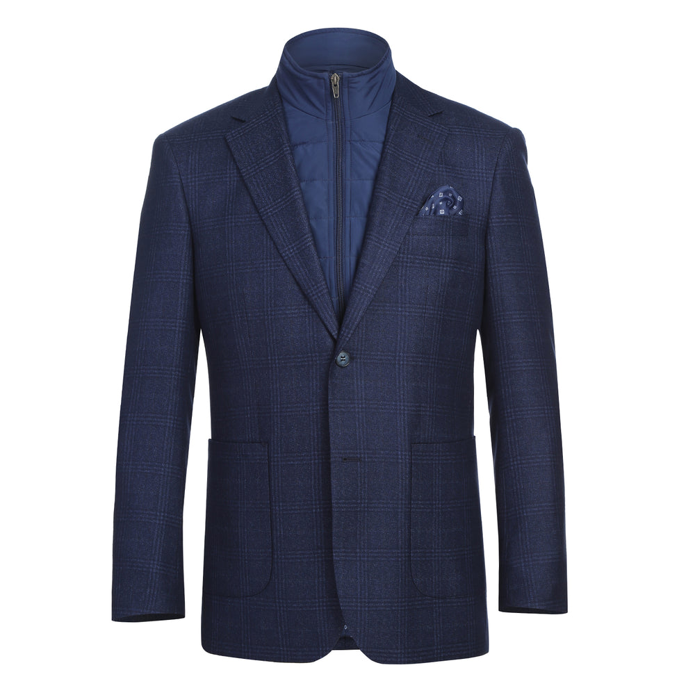 294-41 Men's New Slim Fit Bib Blazer