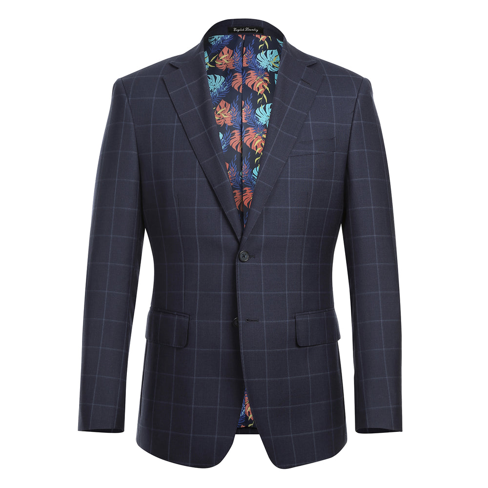 EL92-52-410 Blue Wool Suit