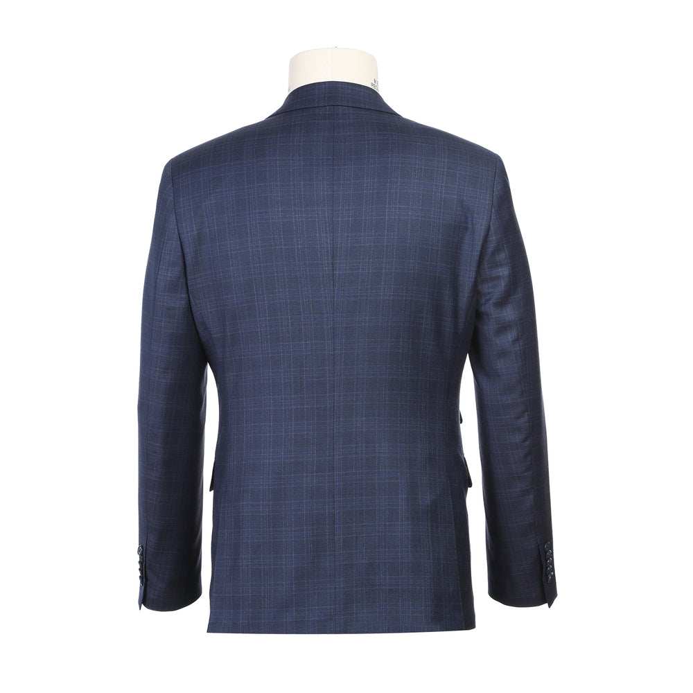 EL82-66-415 Gray Blue Wool Suit
