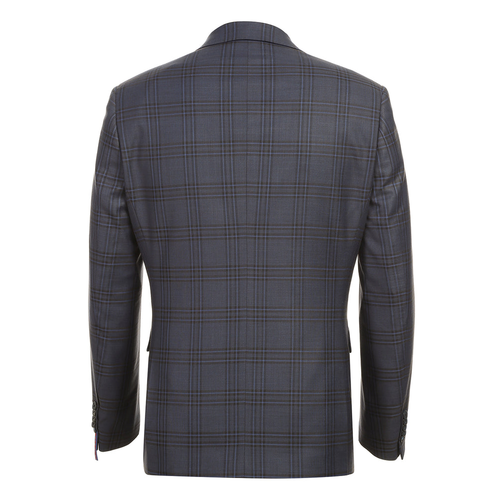12-53-093EL Grey Check Suit