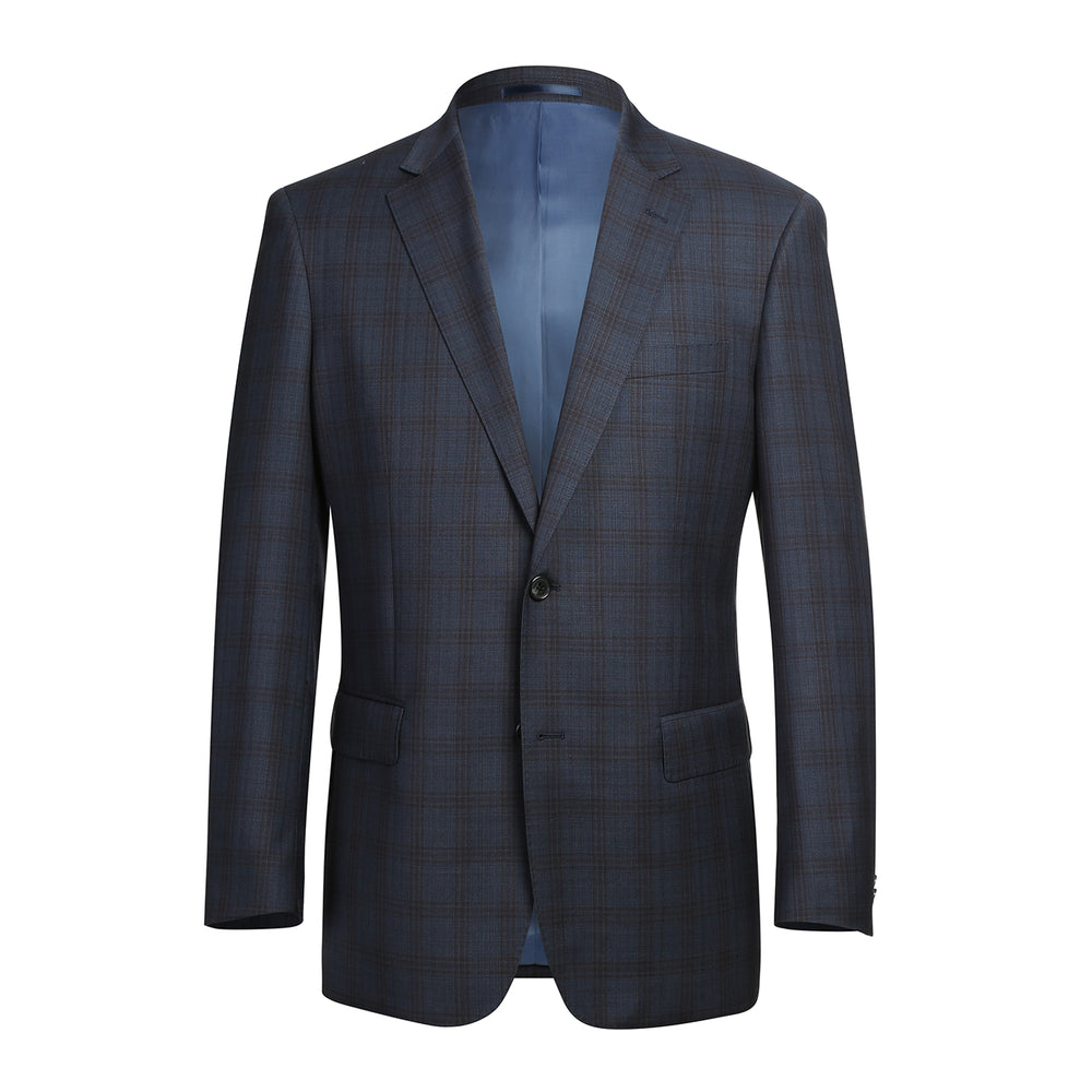 566-3 Men's Classic Fit Wool Suits