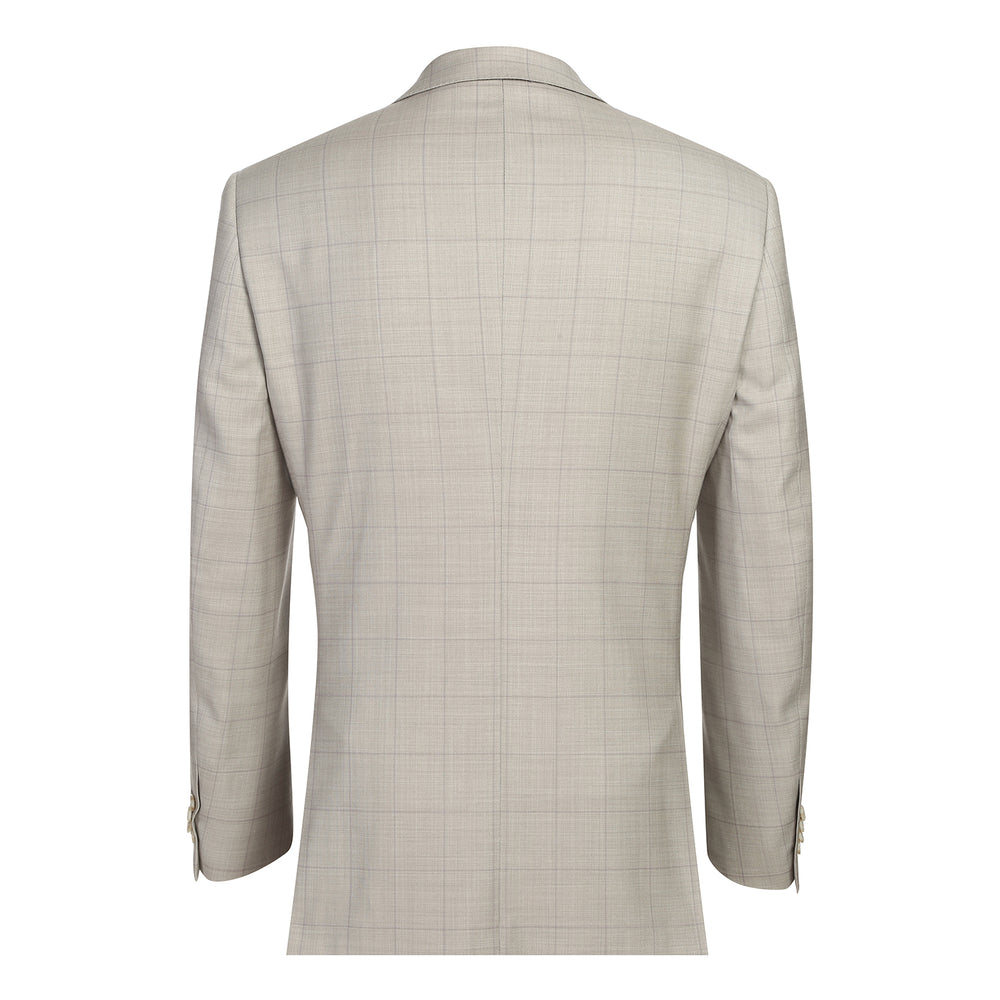 566-10 Men's Classic Fit Wool Suits