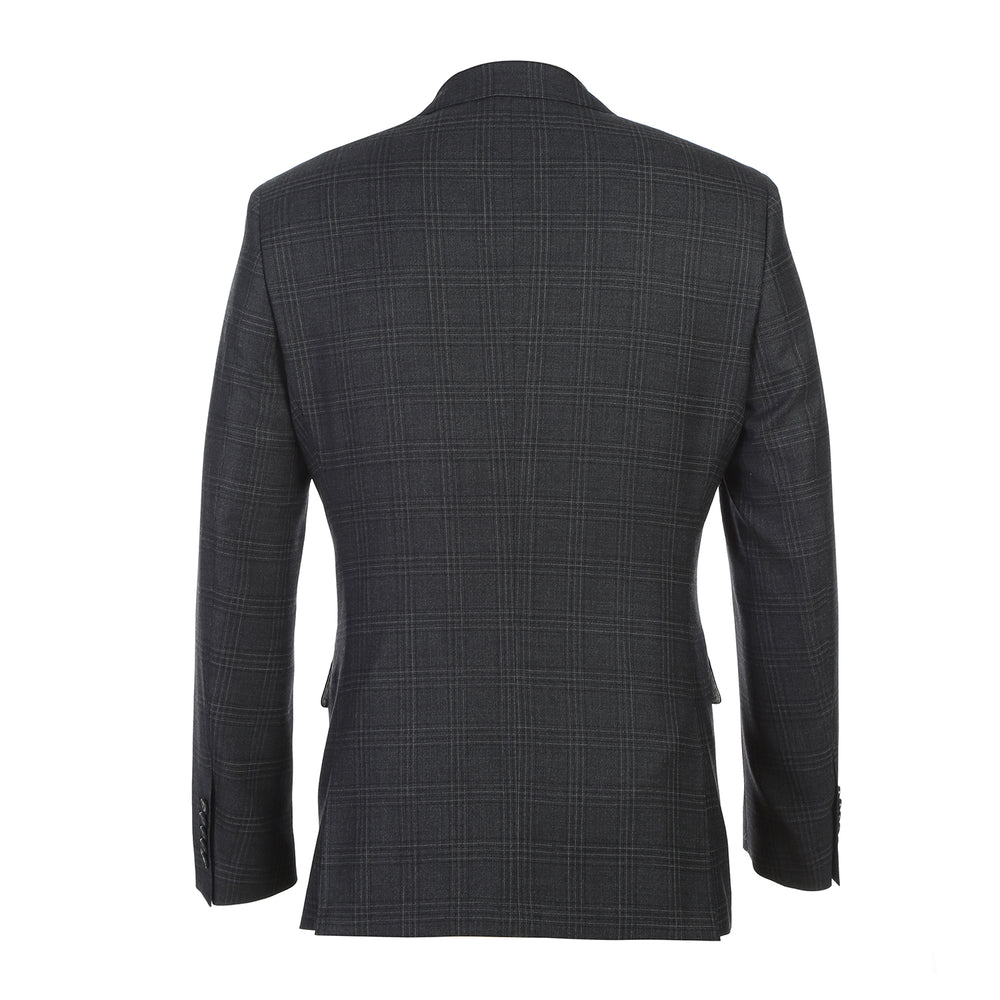 EL12-58-095 Dark Gray Check Suit