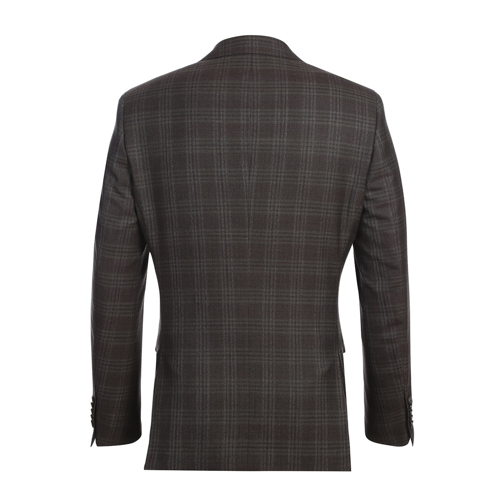 EL12-58-555 Brown Check Suit