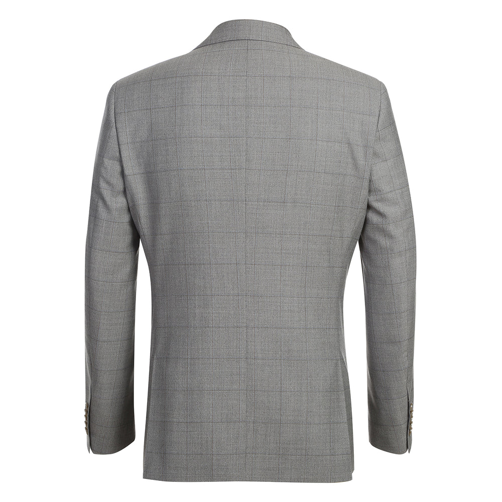 EL92-50-600 Stone Grey Wool Suit