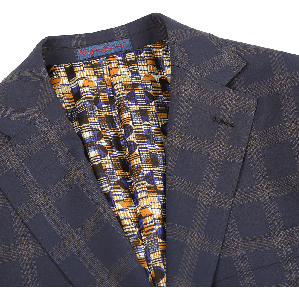 12-58-410EL Midnight Blue Check Suit