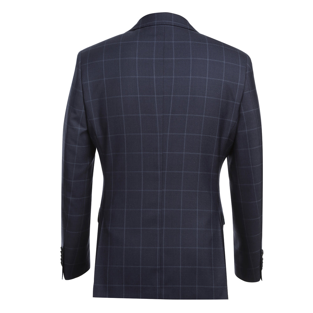 EL92-52-410 Blue Wool Suit