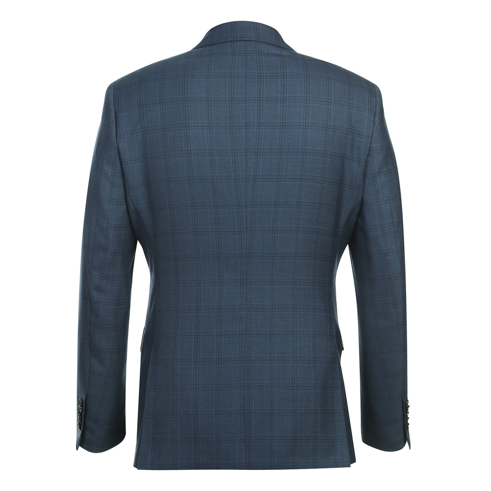 EL92-55-410 Blue Wool Suit