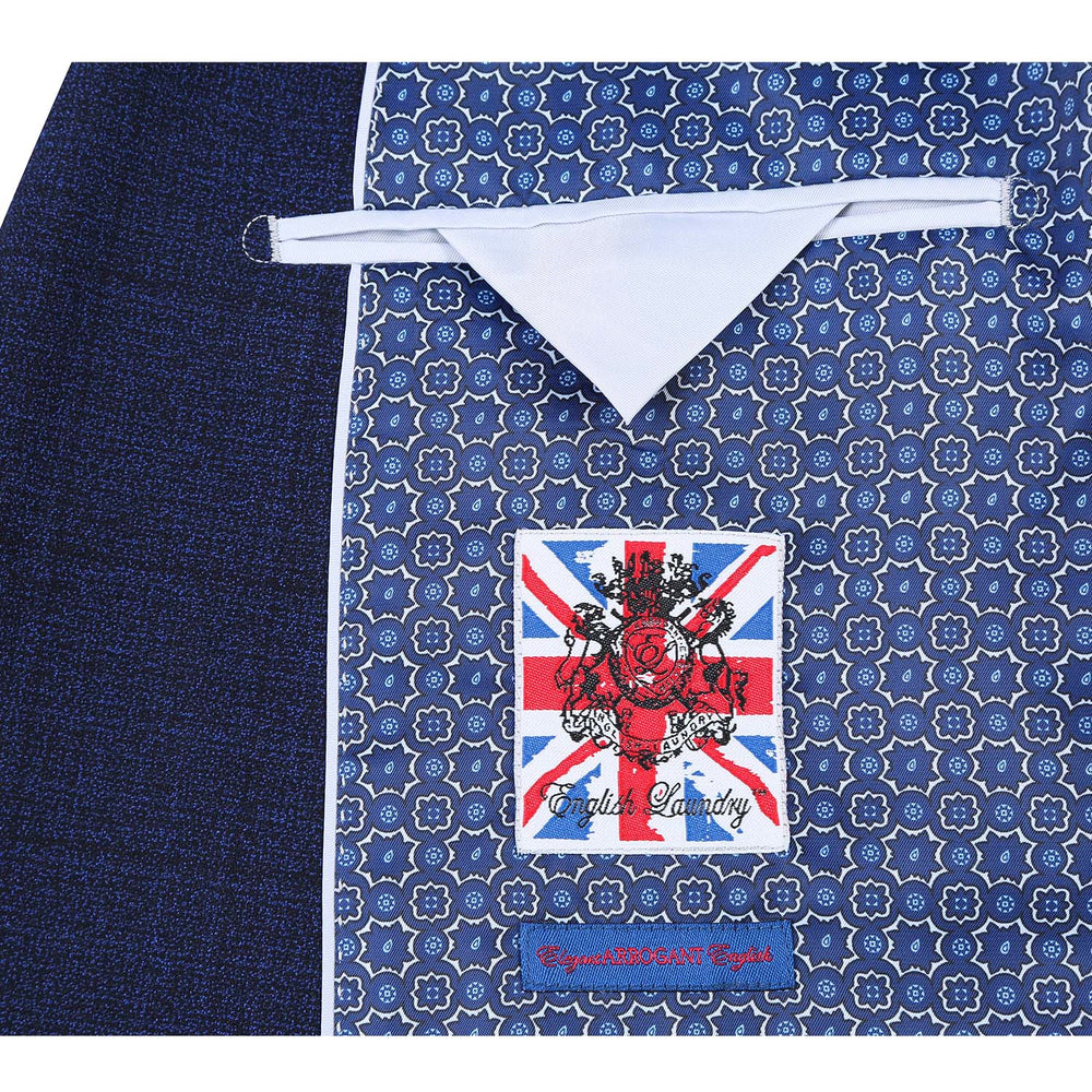 English Laundry 92-05-410EL Blue Check Suit