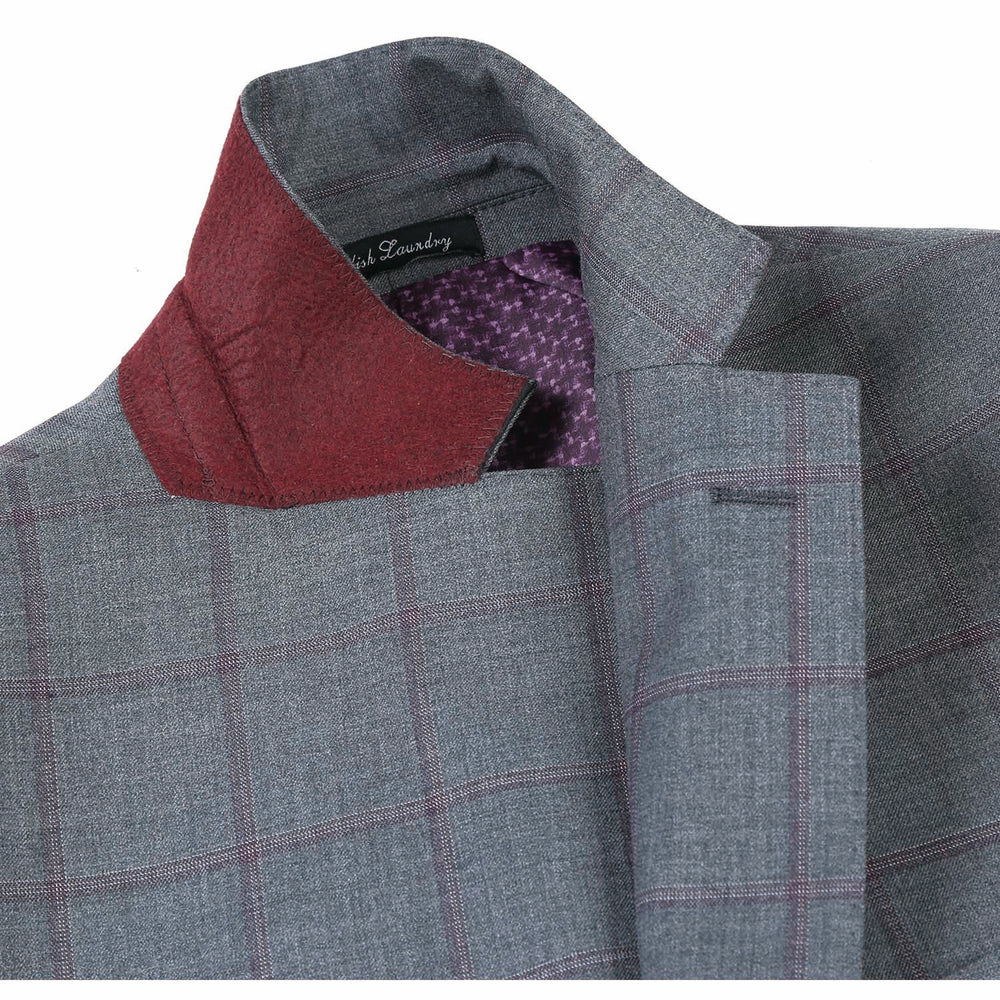 EL82-61-092 Gray Brown Wool Suit