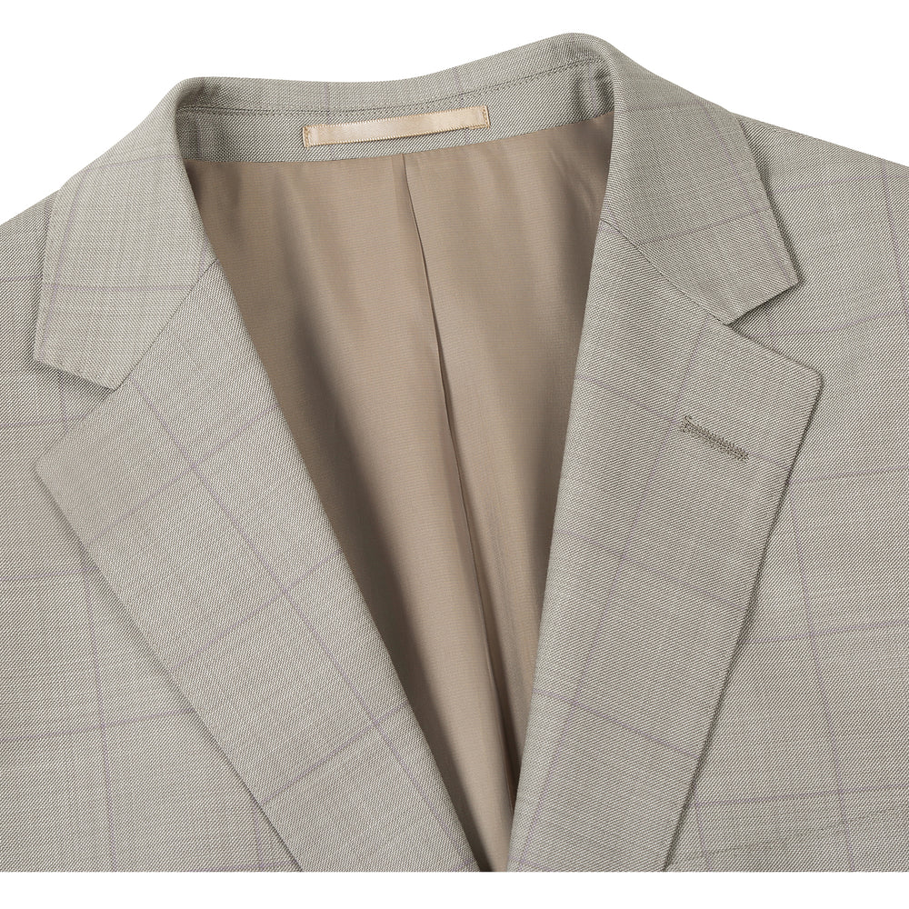 566-10 Men's Classic Fit Wool Suits