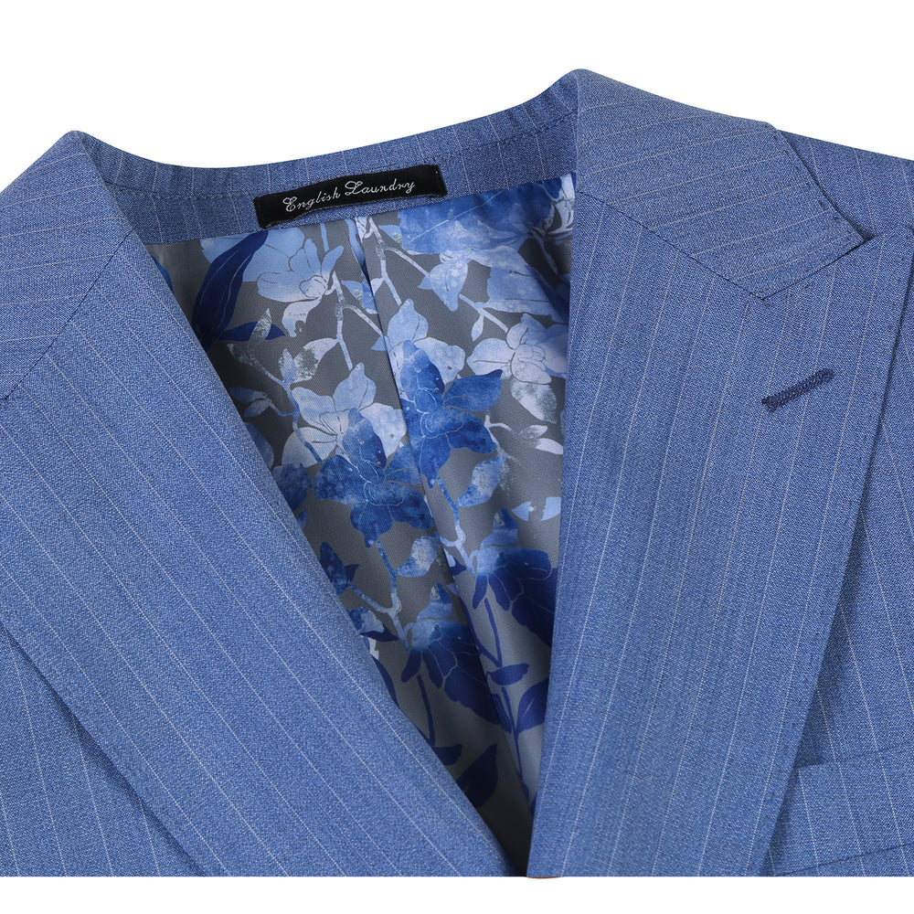 EL92-33-412 Light Blue Wool Suit