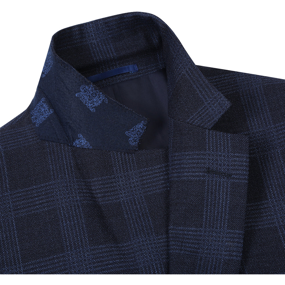 565-19 Men's New Slim Fit Wool Blazer