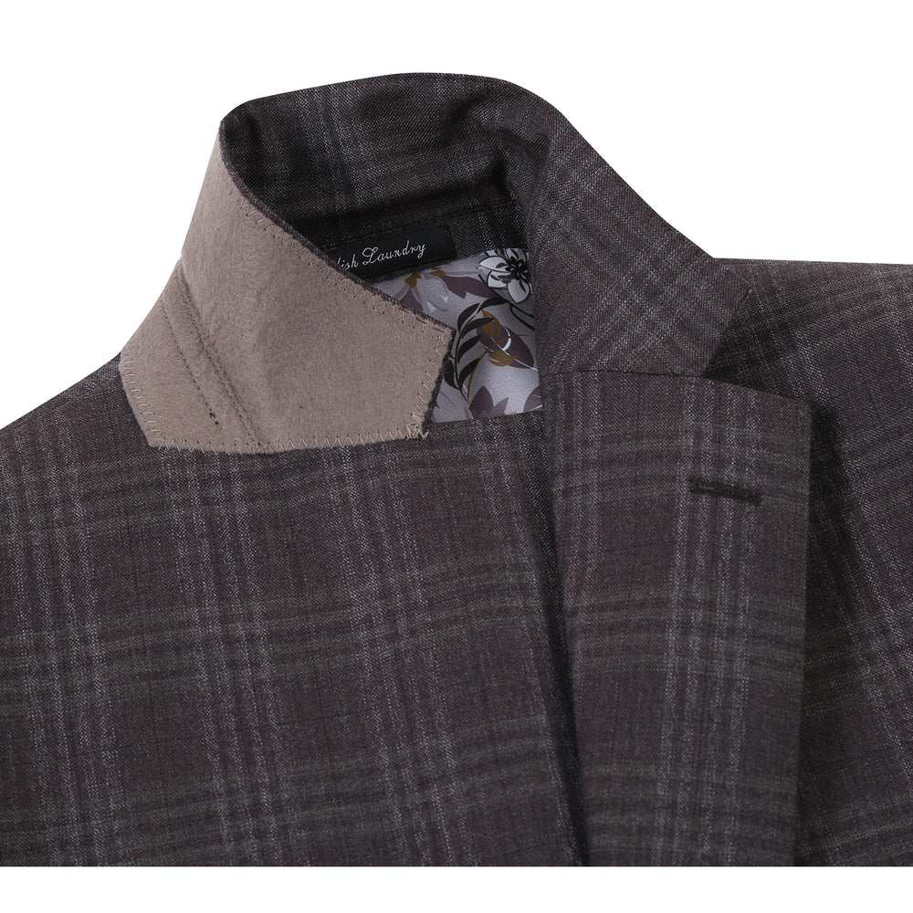 EL12-58-555 Brown Check Suit