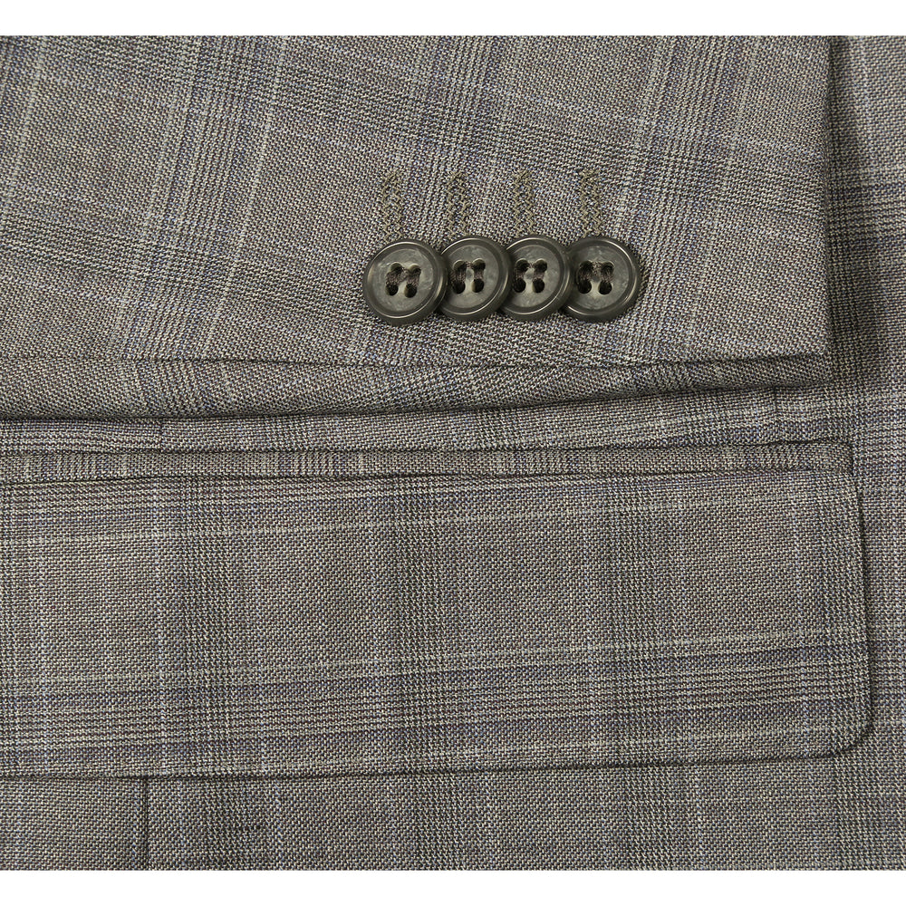566-12 Men's Classic Fit Wool Suits