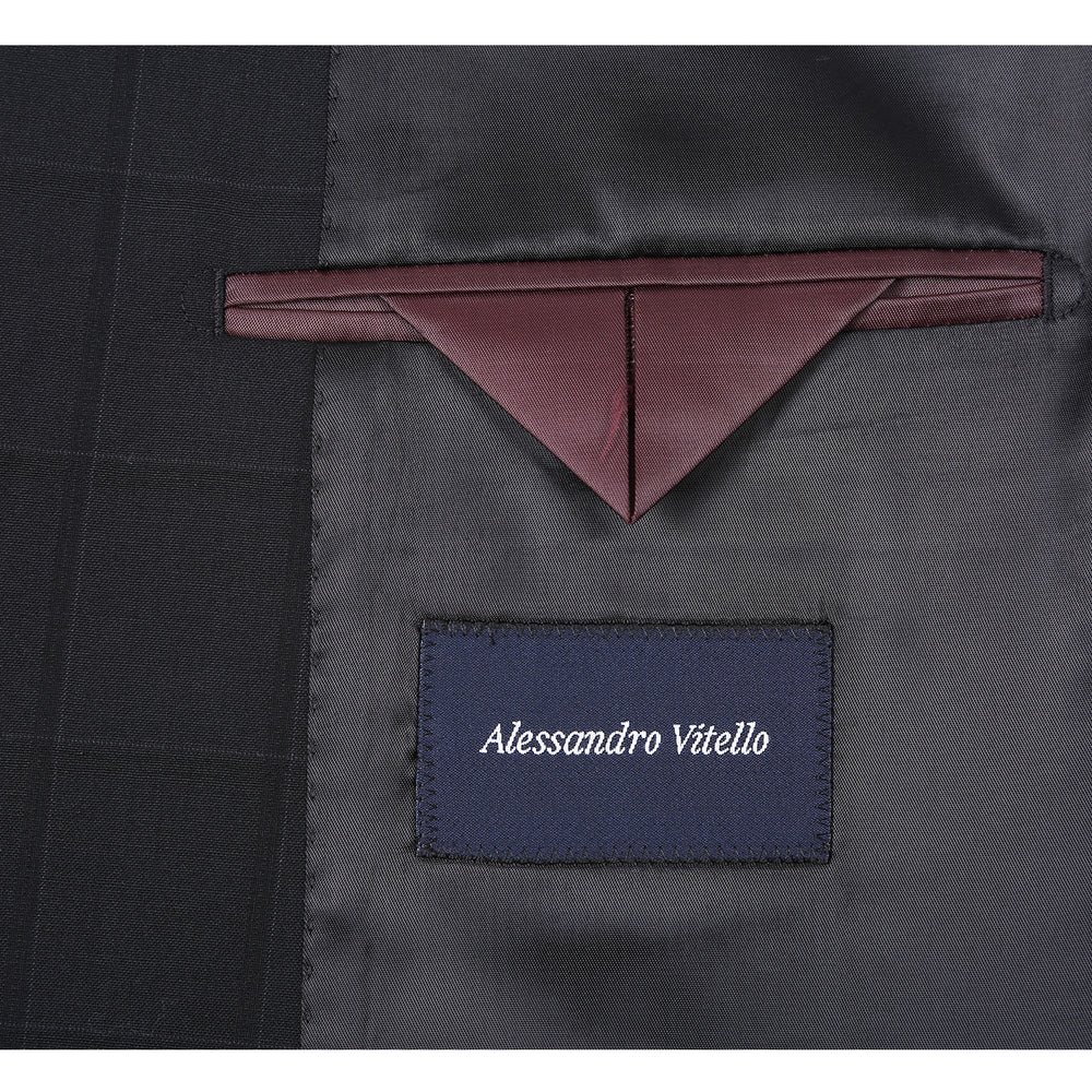 566-15 Men's New Slim Fit Wool Suits